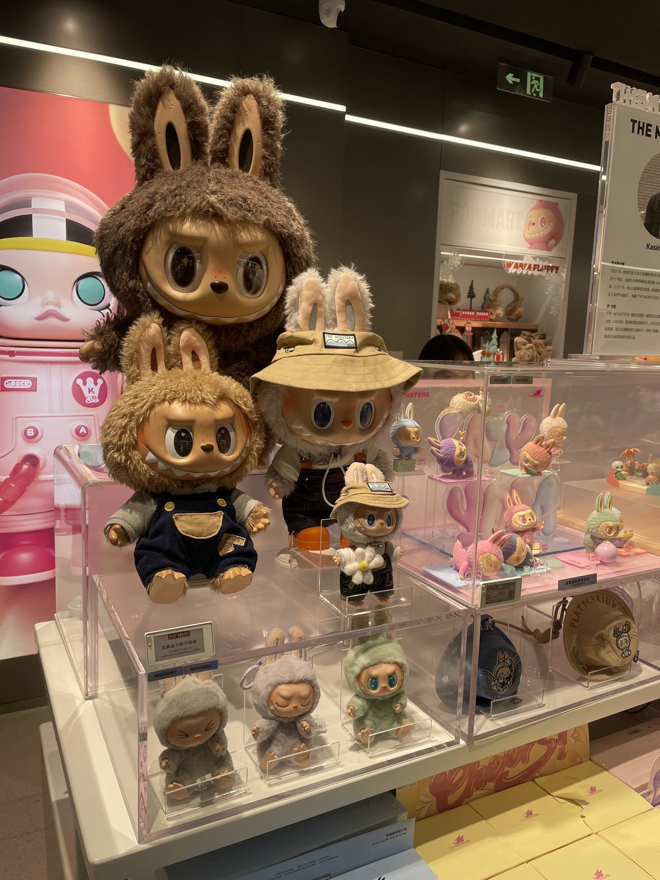 多種尺寸THE MONSTERS毛絨公仔