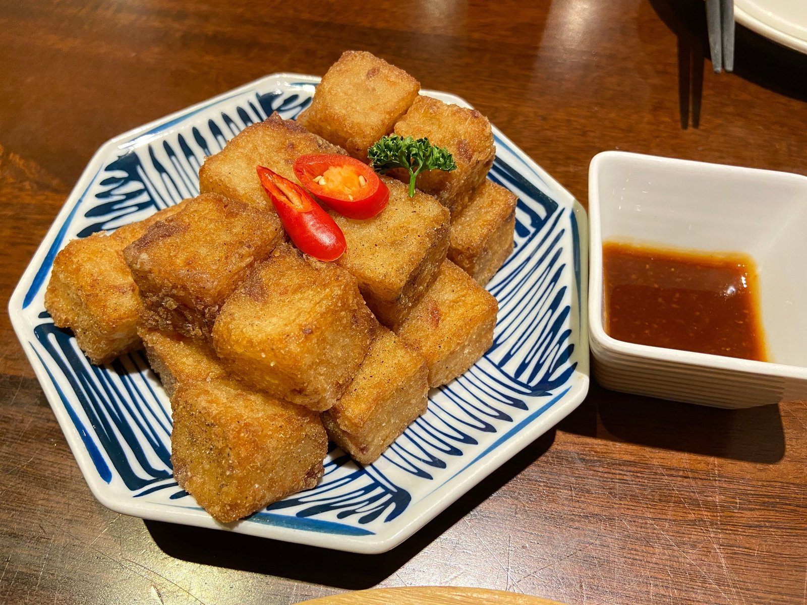 十二月粥品台北大安店骰子蘿蔔糕