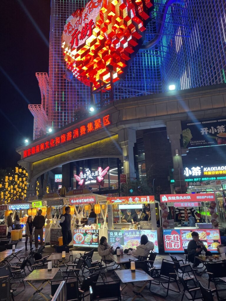 佛山創意產業園夜市攤位