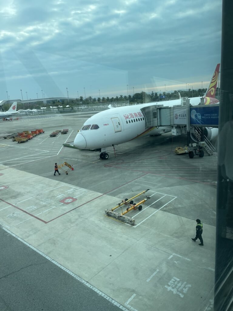 海南航空飛機窗外景色